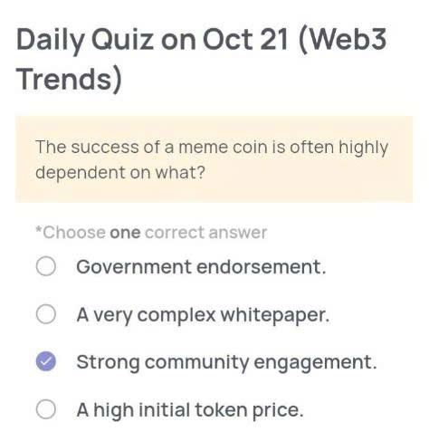 Xenea Wallet Daily Quiz Today’s Answer – October 21, 2025