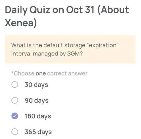 Xenea Wallet Daily Quiz Today’s Answer – October 31, 2025