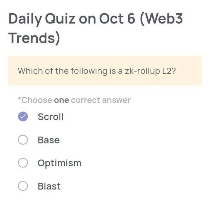 Xenea Wallet Daily Quiz Today’s Answer – October 6, 2025