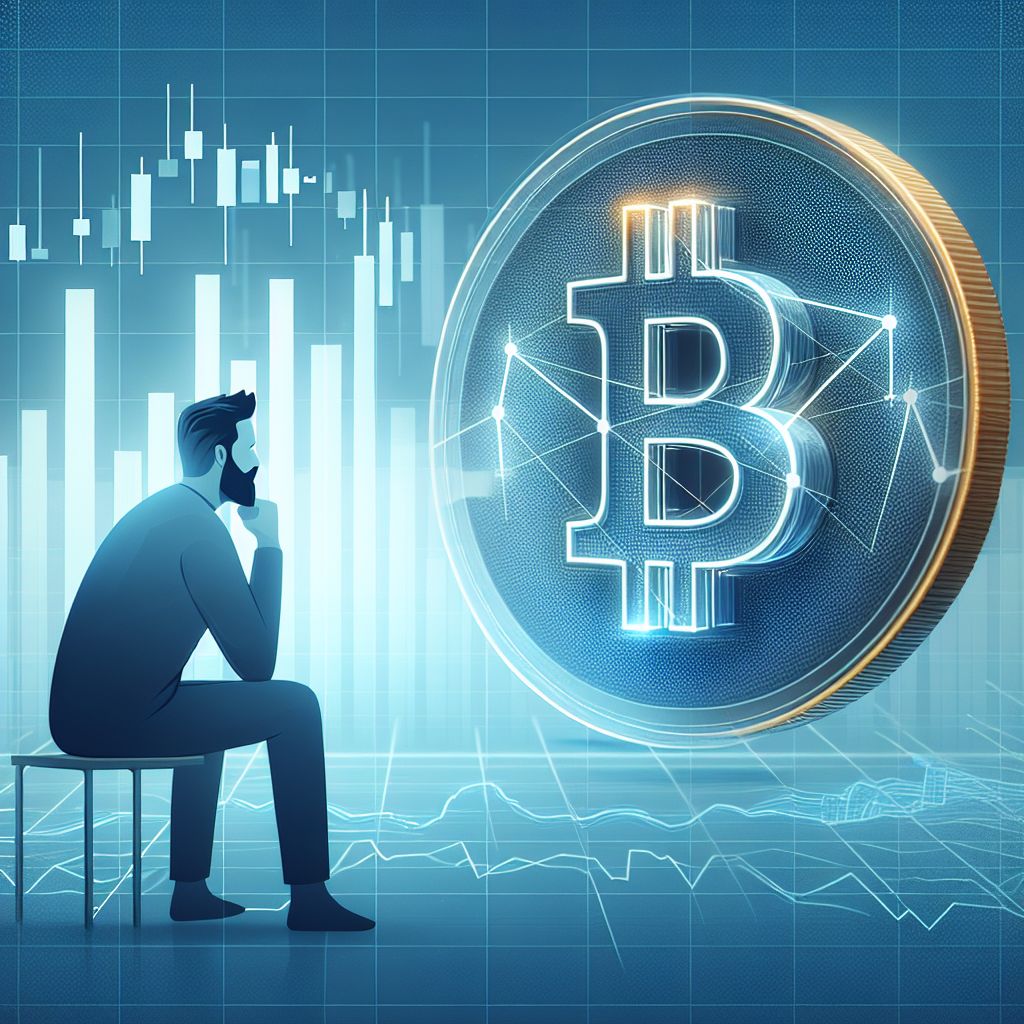 Bitcoin price chart showing bearish head and shoulders pattern.