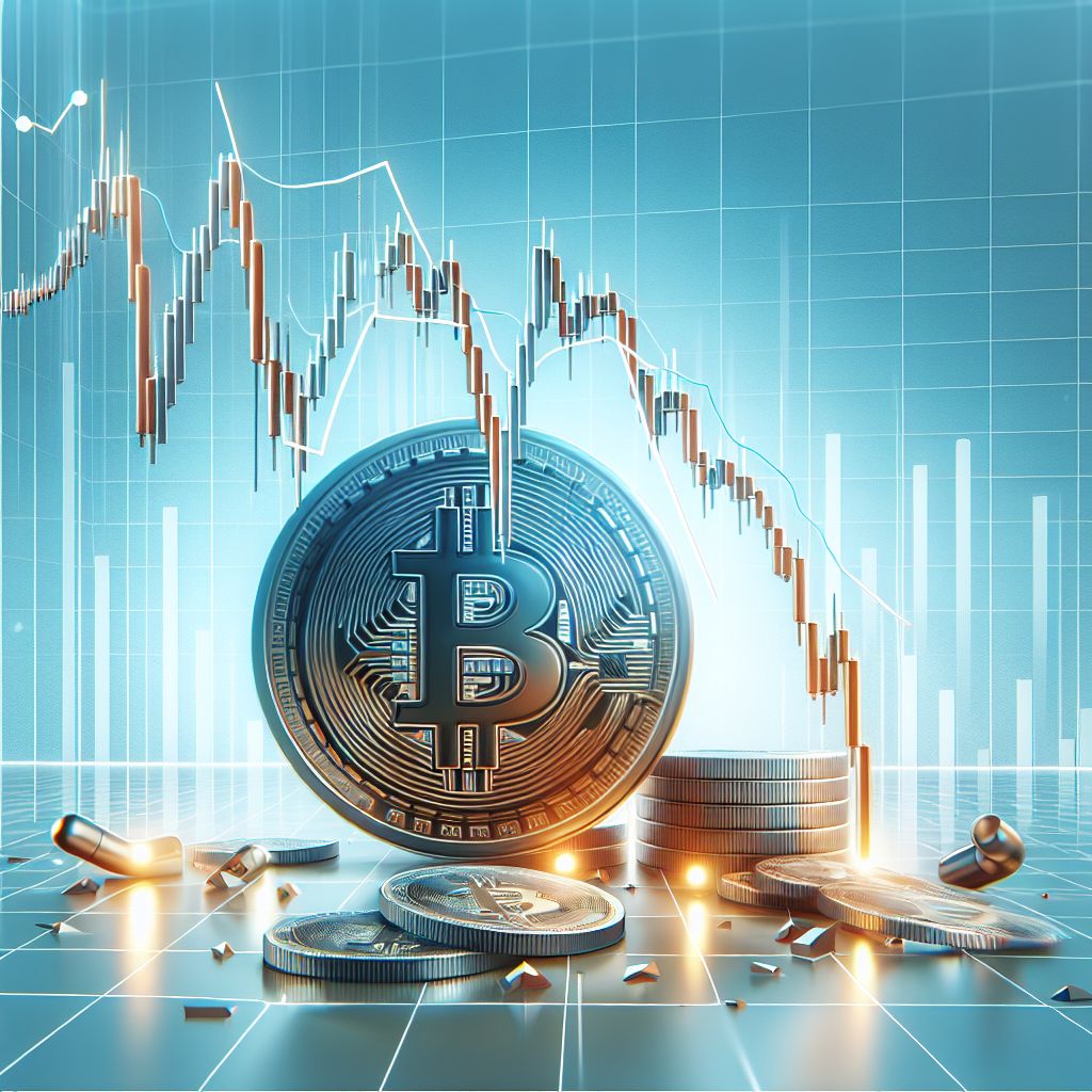 Graph showing Bitcoin and Wall Street stock downturns due to AI fears.