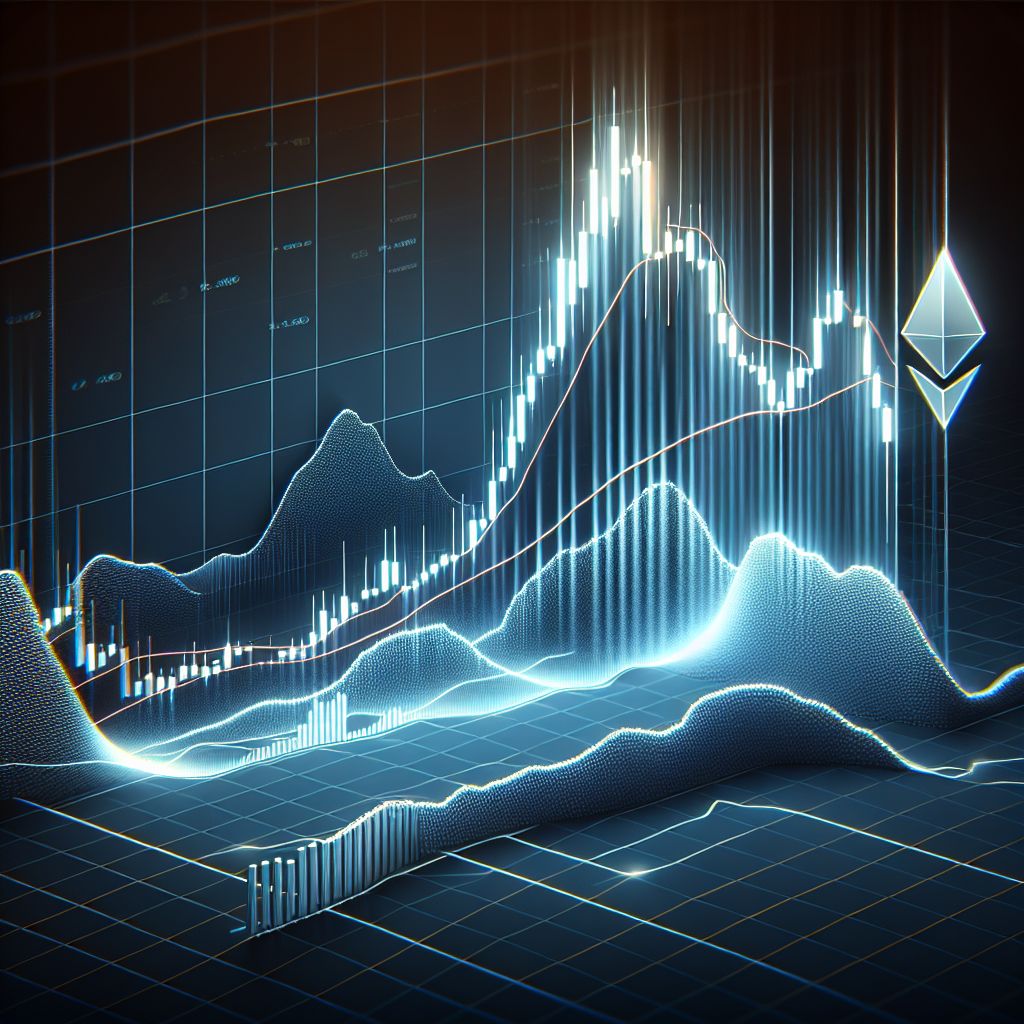 Graph showing XRP price drop to $2.20 with high trading volume.
