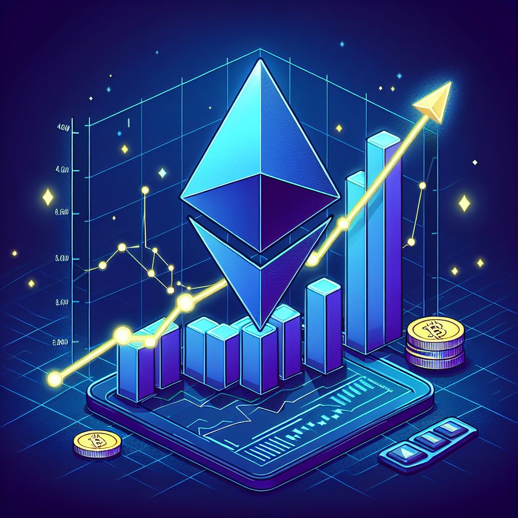Graph showing Ethereum's price increase towards $4,500.