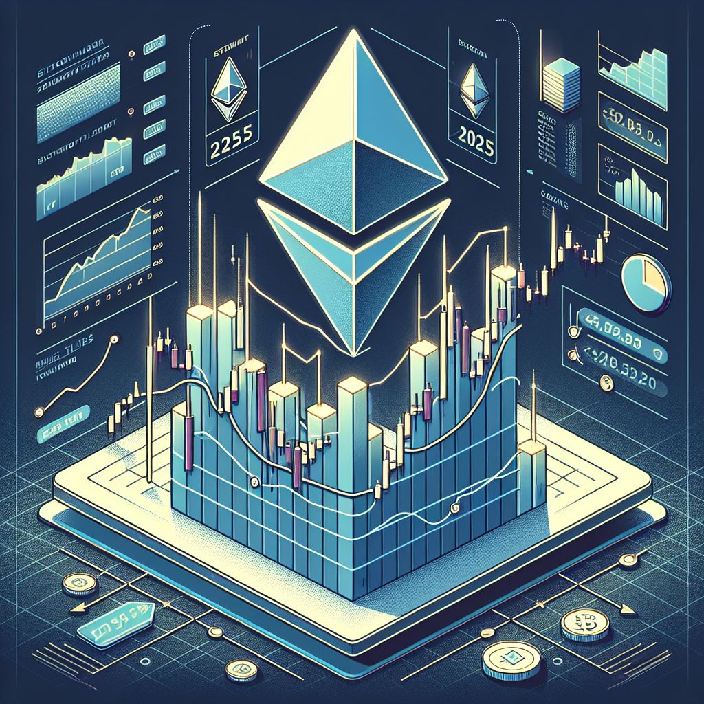 Ethereum candlestick chart showing descending trendline, resistance, inflows, 2025 context