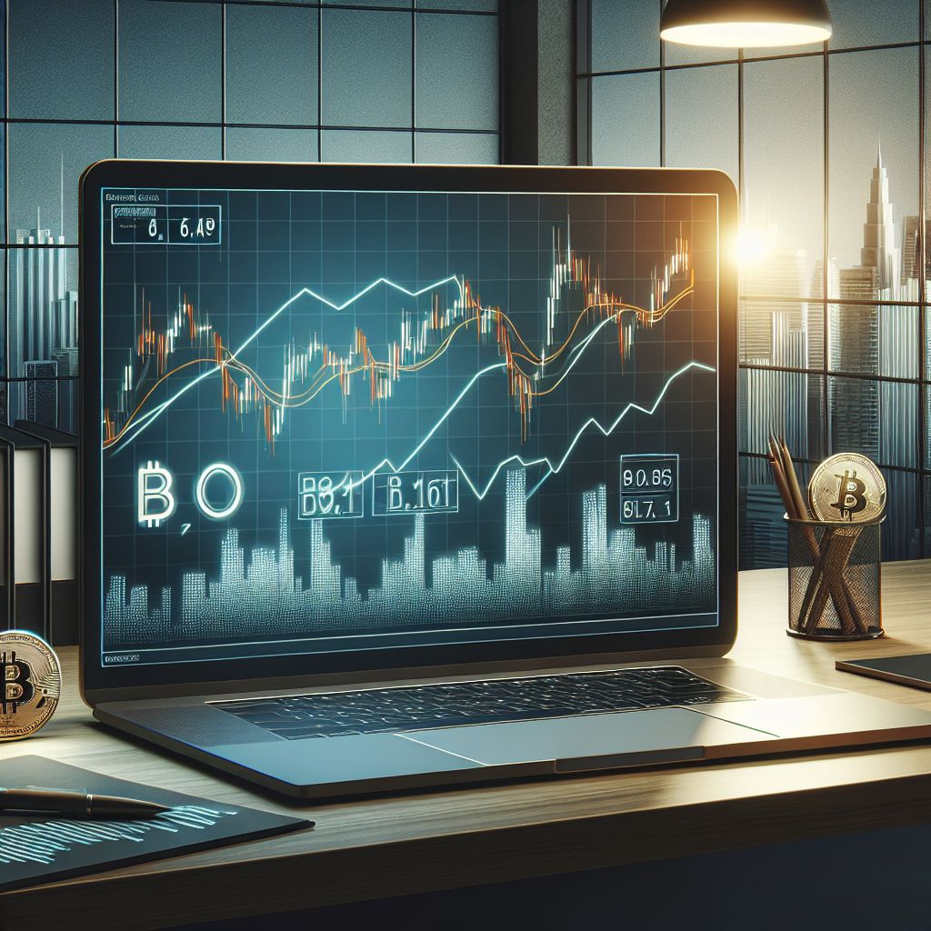 Bitcoin and stock charts plunging amid global market sell-off