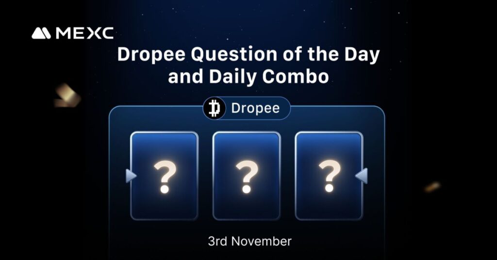 Today’s Dropee Question of the Day for November 3, 2025