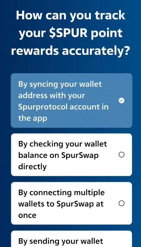Spur Protocol Quiz Answers Today – November 7, 2025