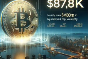 Bitcoin $87K से नीचे: बाजार प्रतिक्रिया और 2025 की इनसाइट