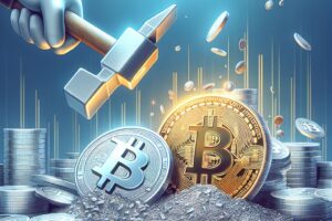 انهيار البيتكوين وصعود الفضة مع احتمال خفض الفائدة