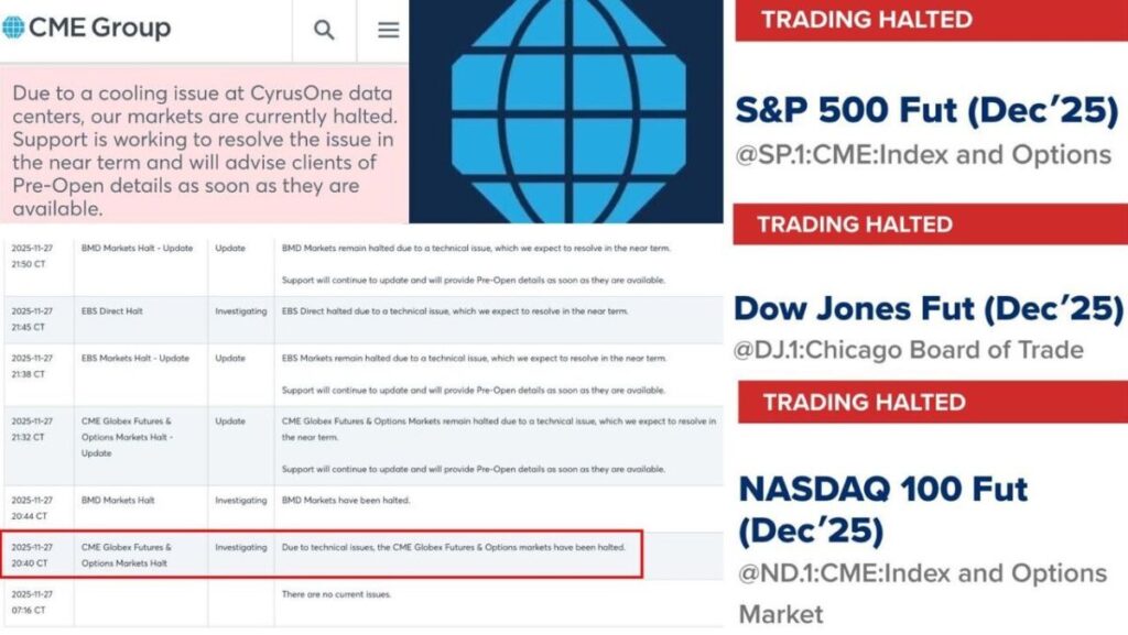 Wall Street storm: Cooling failure at data center paralyzes CME Group