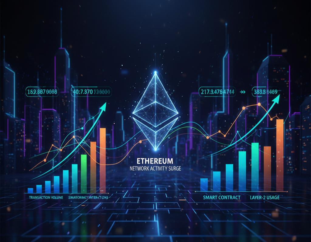 Ethereum Network Activity Surges After Upgrade — But JPMorgan Warns the Rally May Not Last