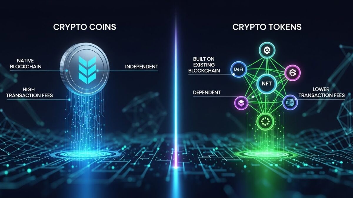 Crypto Tokens Vs Coins: What Is The Difference?